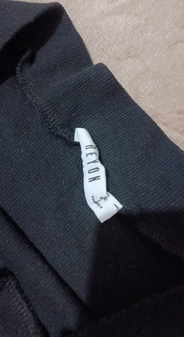 Siyah Kadın mini Elbise Kısa Kollu - Görsel 4