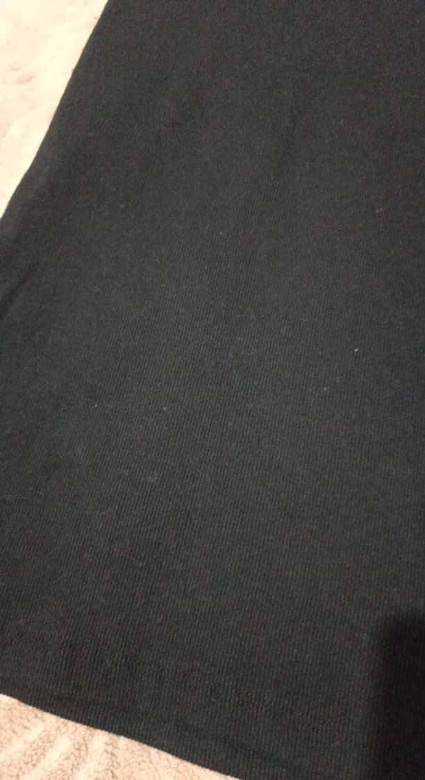 Siyah Kadın mini Elbise Kısa Kollu - Görsel 2