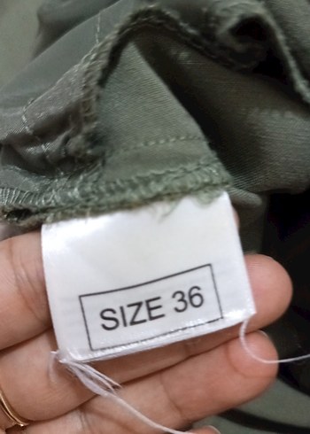 Kadın Yeşil Kemerli Uzun Tulum - Görsel 3