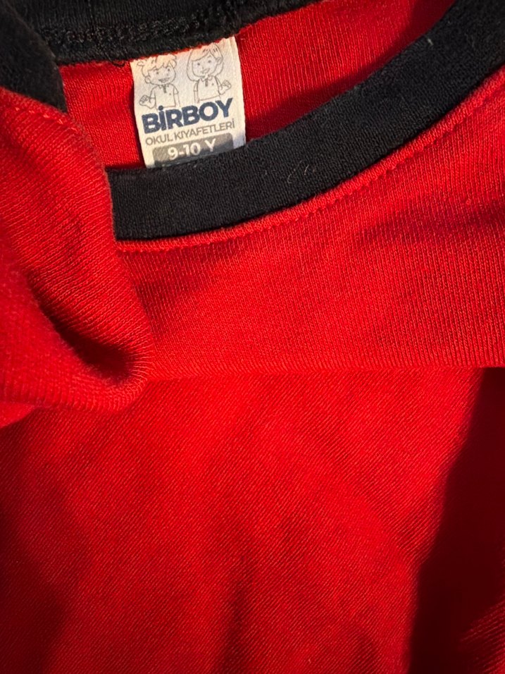 Açı koleji Kırmızı Siyah Fermuarlı Erkek Sweatshirt - Görsel 2