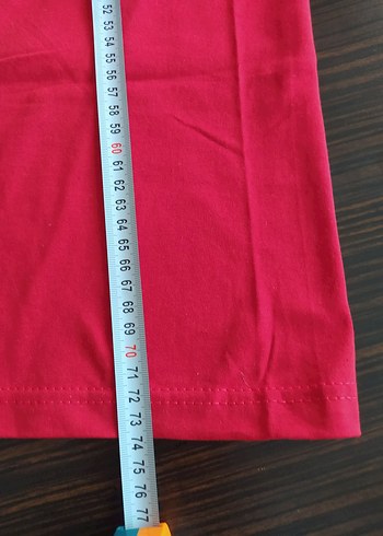 Kırmızı Baskılı Erkek Spor Tişörtü - Görsel 3