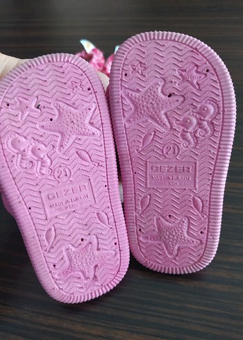 Kız Çocuk Pembe Unicorn Terlik ve deniz Ayakkabı Seti - Görsel 2