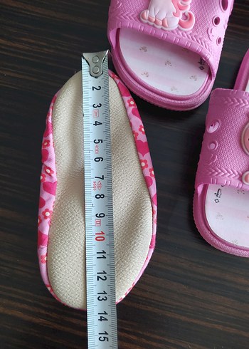 Kız Çocuk Pembe Unicorn Terlik ve deniz Ayakkabı Seti - Görsel 4