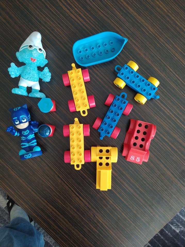 Renkli Lego Figür ve Araç Seti - Görsel 4