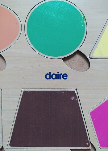 1/4 yaş Renkli Çocuk Puzzle Seti 3'lü - Görsel 3