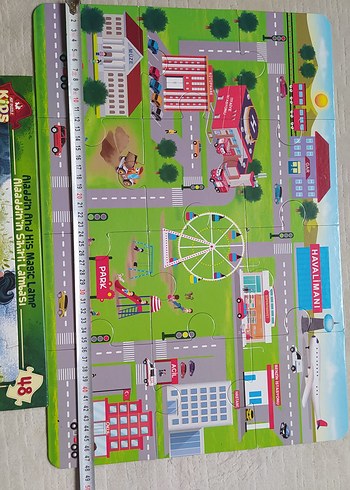 1/4 yaş Renkli Çocuk Puzzle Seti 3'lü - Görsel 5