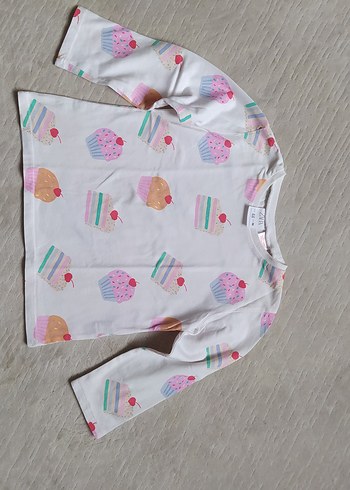 Kız Çocuk Basic Tişörtler Pamuklu Rahat Kesim - Görsel 4