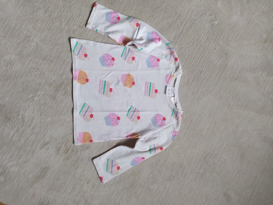 Kız Çocuk Basic Tişörtler Pamuklu Rahat Kesim - Görsel 4