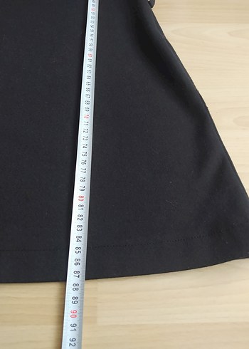 Düğmeli Siyah Midi Gotik Ofis Elbisesi - Görsel 3