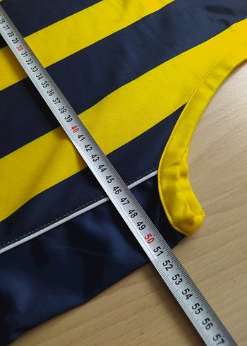 Erkek Sarı Lacivert Çizgili forma - Görsel 2