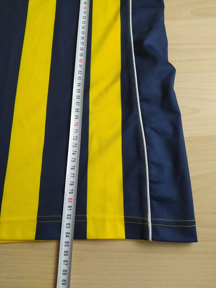 Erkek Sarı Lacivert Çizgili forma - Görsel 3