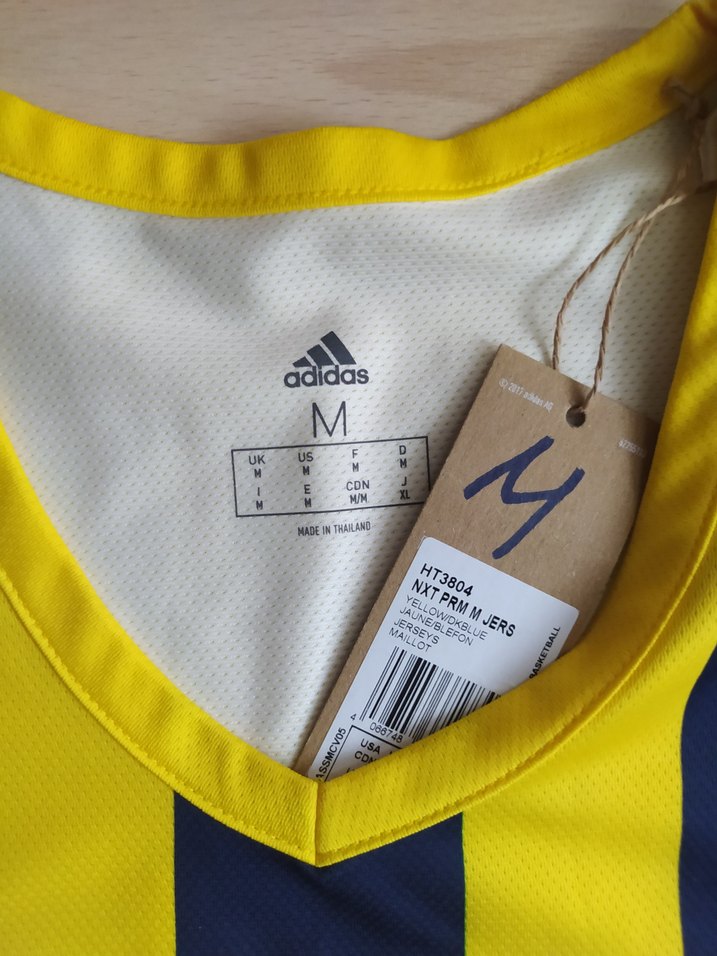 Erkek Sarı Lacivert Çizgili forma - Görsel 4