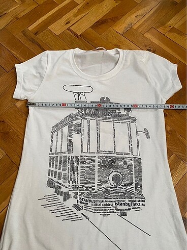 Diğer İstanbul istiklal tramvay desenli tshirt