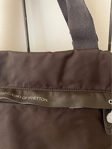 Benetton Kahverengi Benetton kol çantası