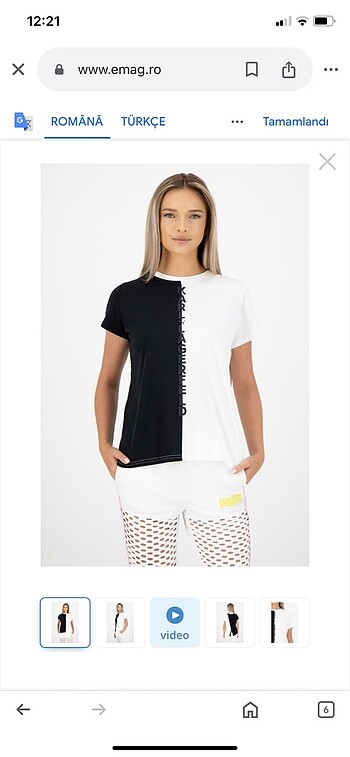 Puma karl lagerfeld i? birliği tshirt