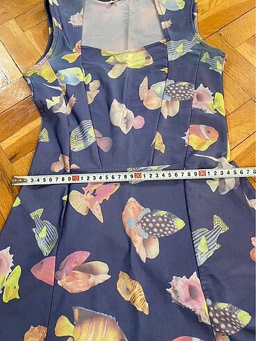 Balık desenli plaj elbisesi - Görsel 3