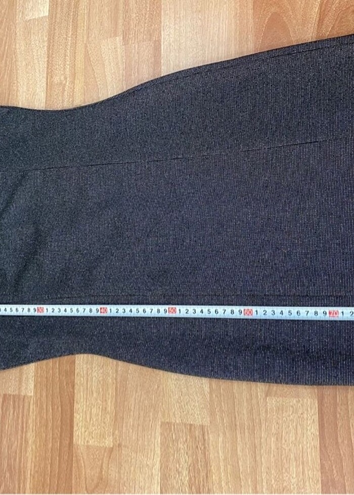 Lcw siyah gri elbise - Görsel 4