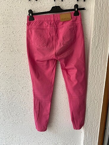 s Beden Zara şeker pembe pantolon 34/36 beden