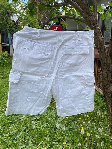 Park bravo beyaz şort bermuda - Görsel 2