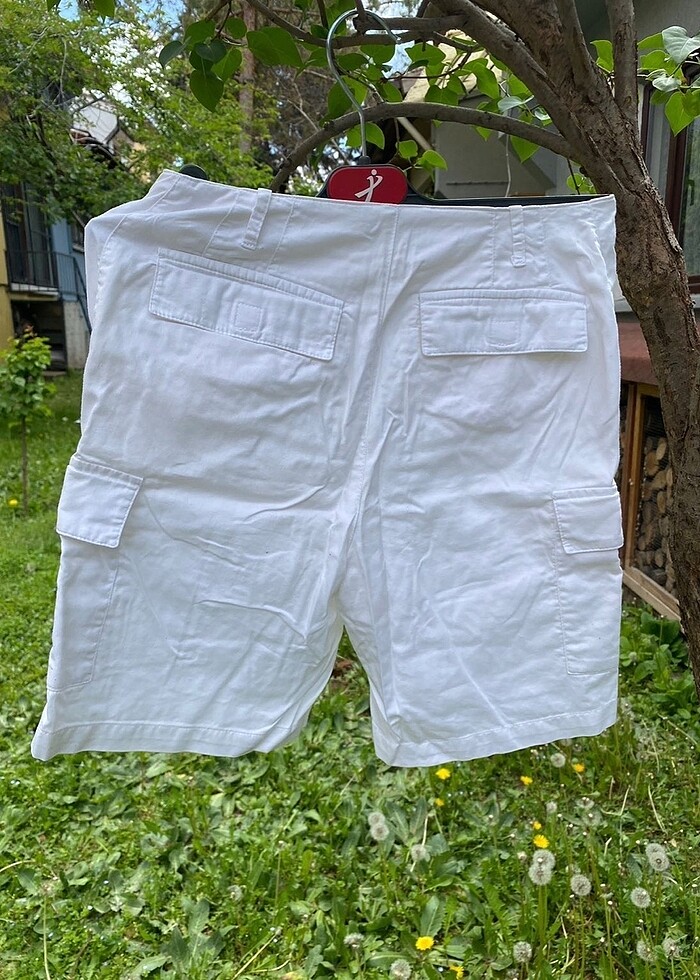 Park bravo beyaz şort bermuda - Görsel 2