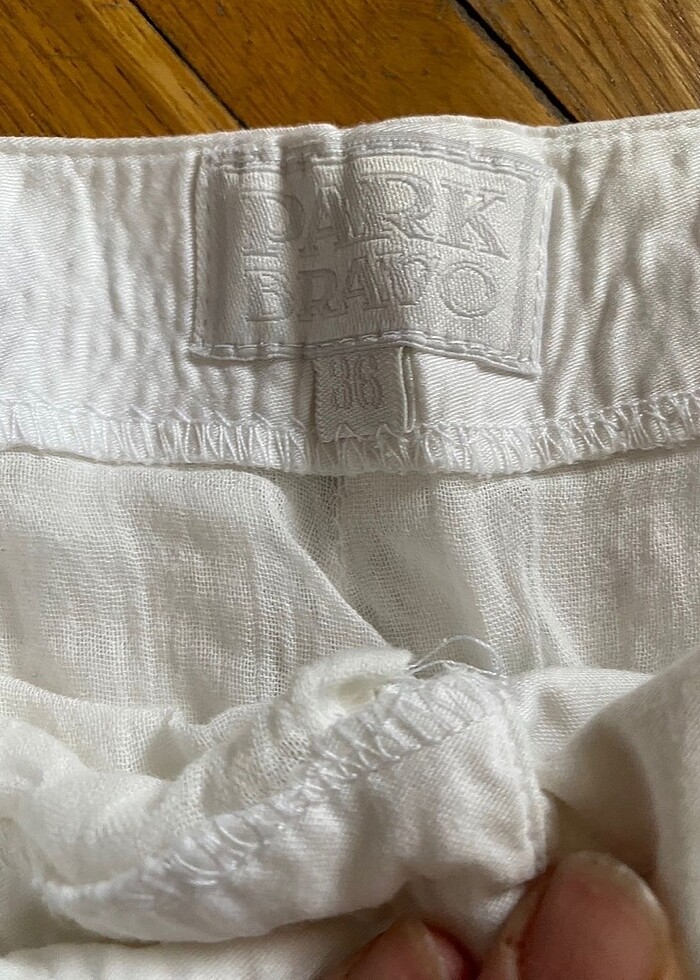 Park bravo beyaz şort bermuda - Görsel 5