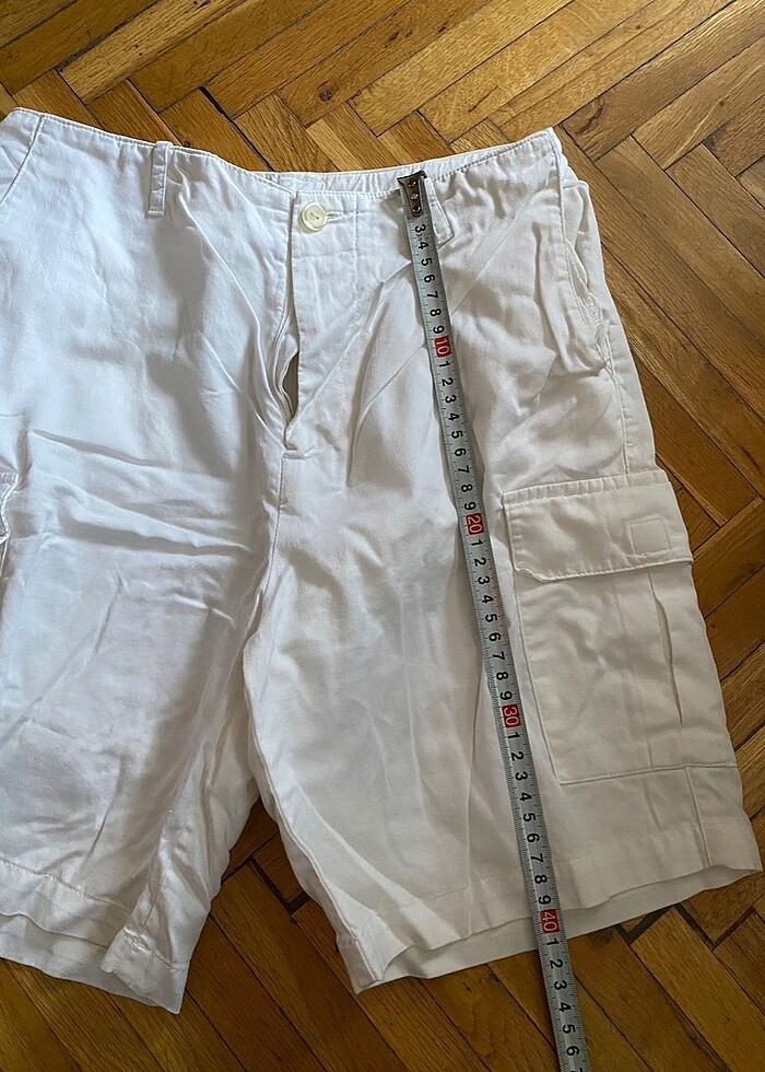 Park bravo beyaz şort bermuda - Görsel 4