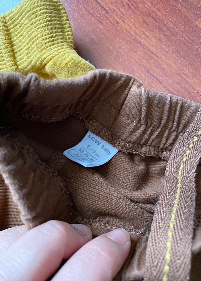 6-9 ay bebek pantolon ve eşofman 4adet - Görsel 5