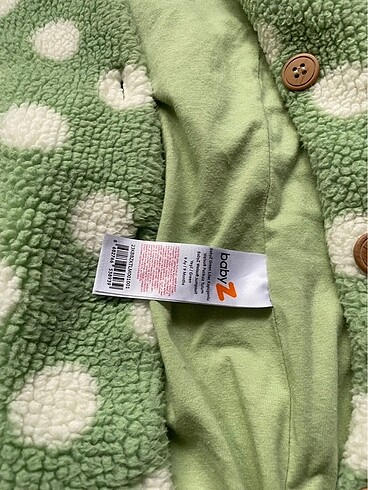 Bebek astronot tulum peluş mont unisex - Görsel 2