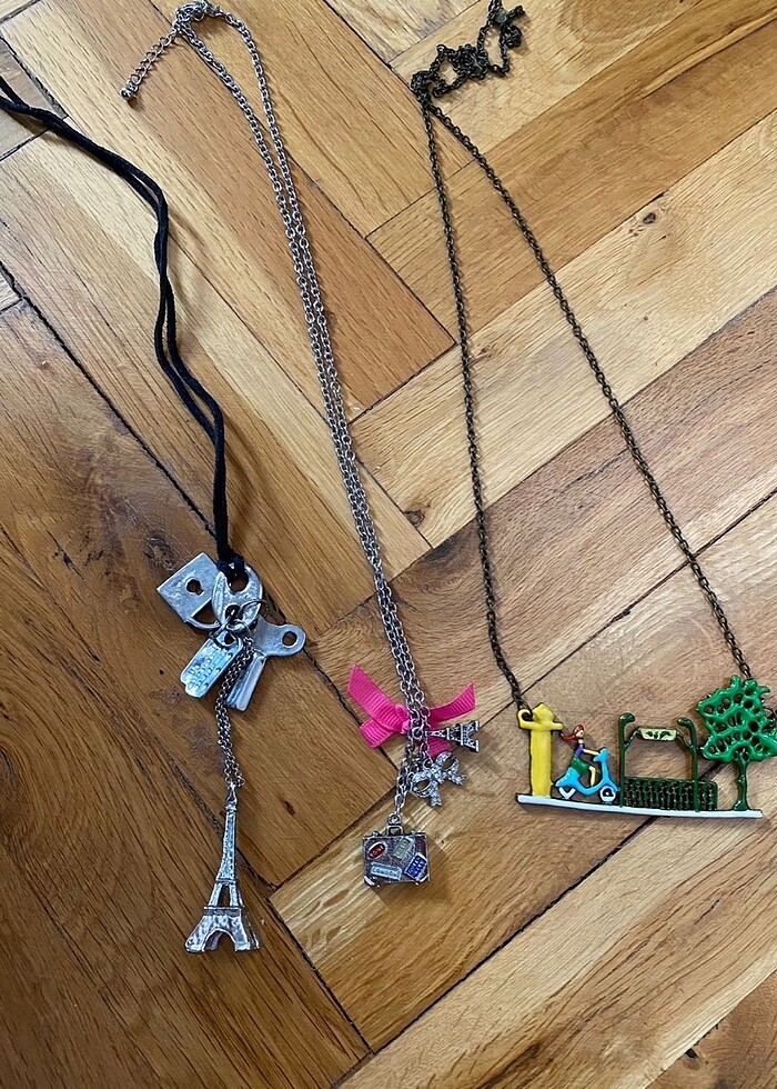 Fransa Paris eiffel esintili kolyeler - Görsel 2