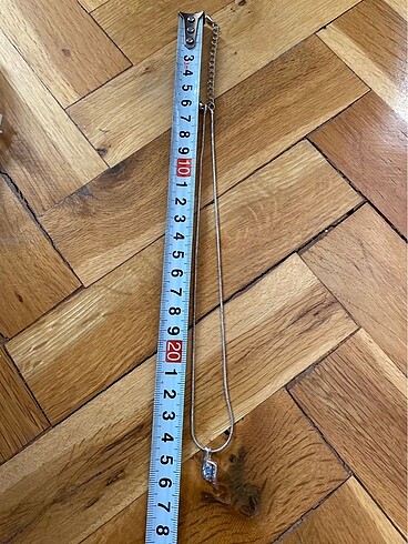 Taşlı kolye ve yüzük seti - Görsel 3