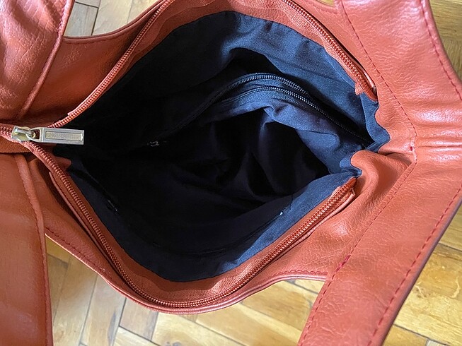 Açık kahve kol çantası - Görsel 7