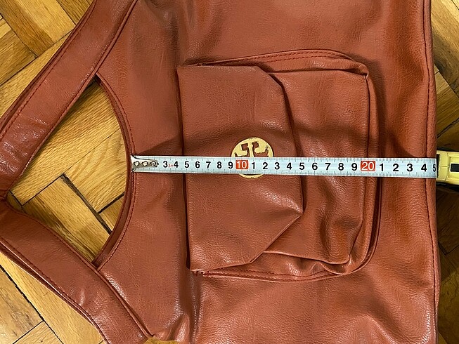 Açık kahve kol çantası - Görsel 4