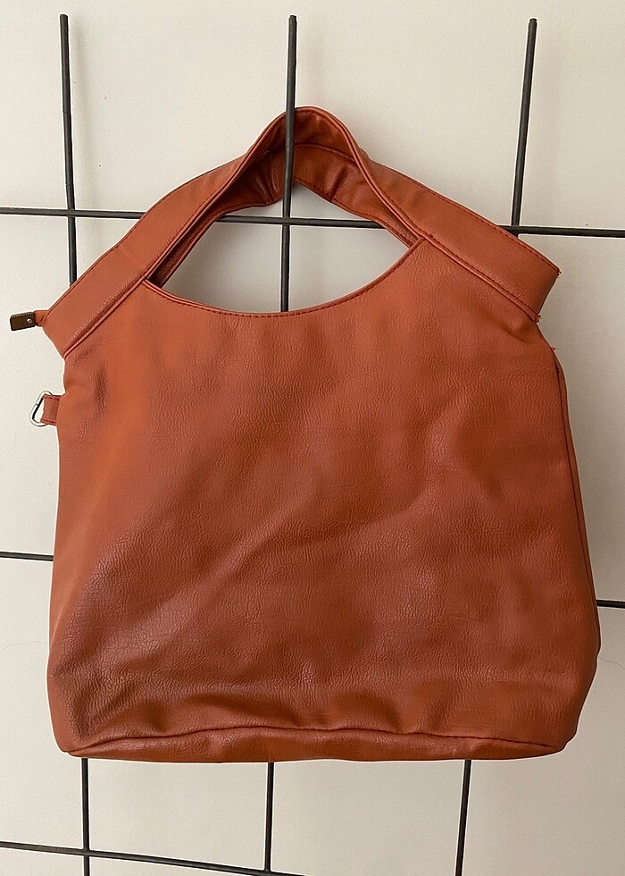 Açık kahve kol çantası - Görsel 3