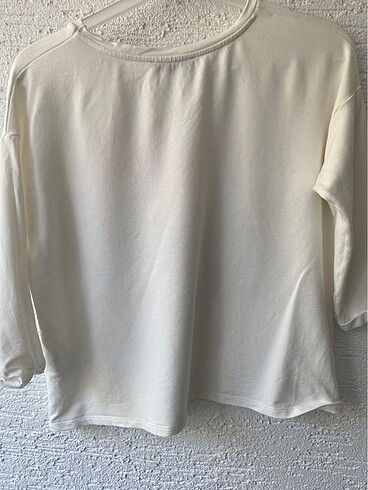Pull and bear renkli desenli sweatshirt - Görsel 5
