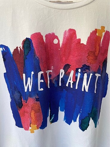 Pull and bear renkli desenli sweatshirt - Görsel 4