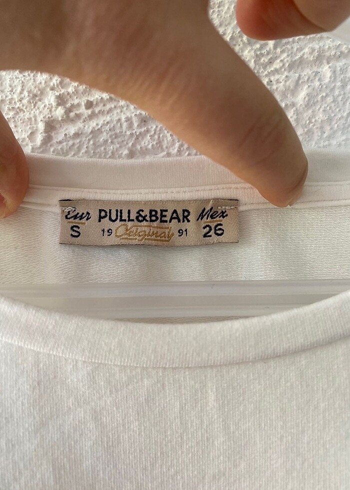 Pull and bear renkli desenli sweatshirt - Görsel 3