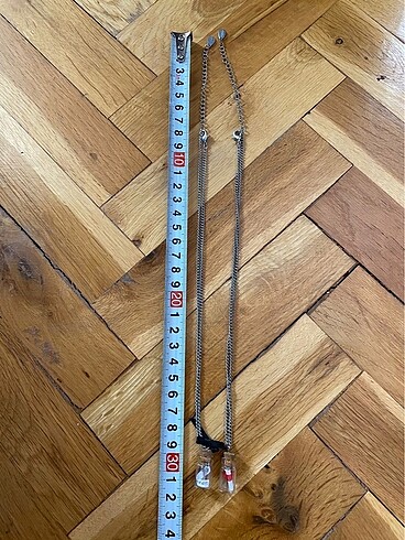 İkili şişede mektup kolye seti - Görsel 3