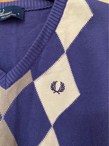 Fred Perry desenli kazak - Görsel 2