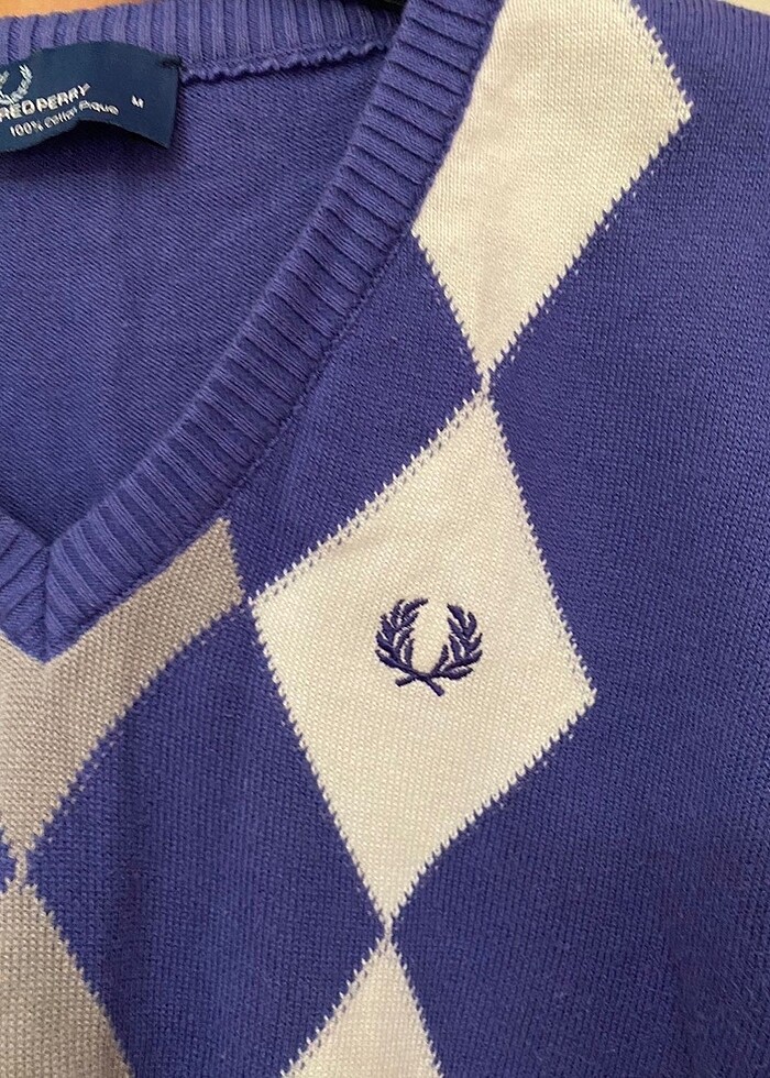 Fred Perry desenli kazak - Görsel 2