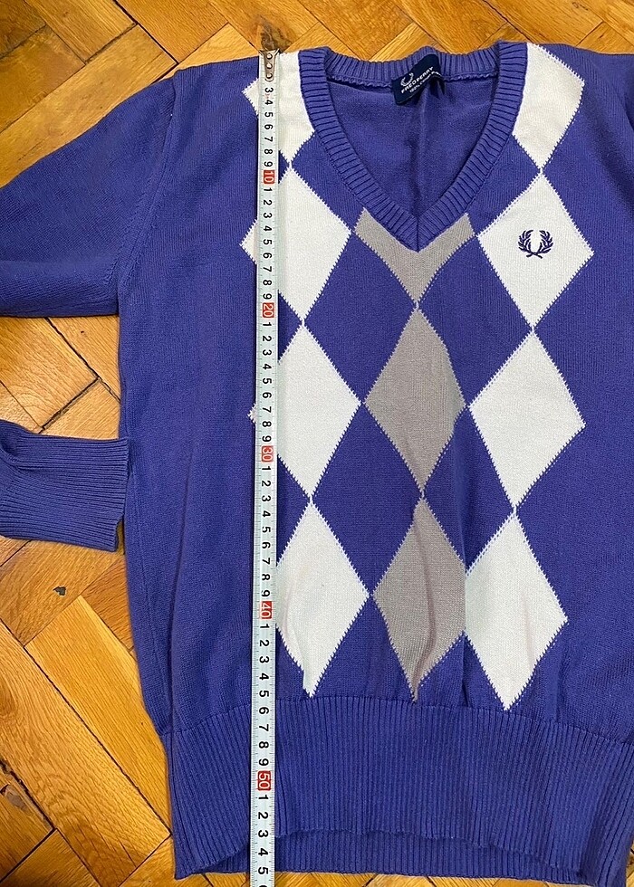 Fred Perry desenli kazak - Görsel 4