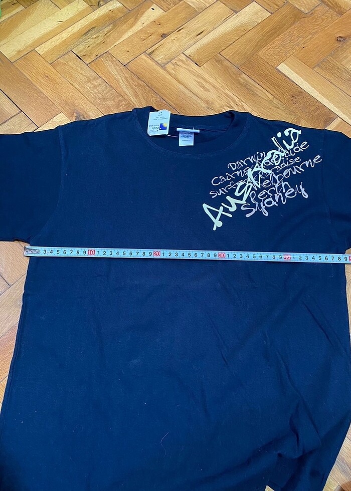 Avustralya ve şehir ismi baskılı unisex tshirt - Görsel 4