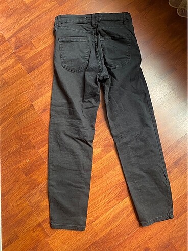 Siyah jean kot pantolon - Görsel 4