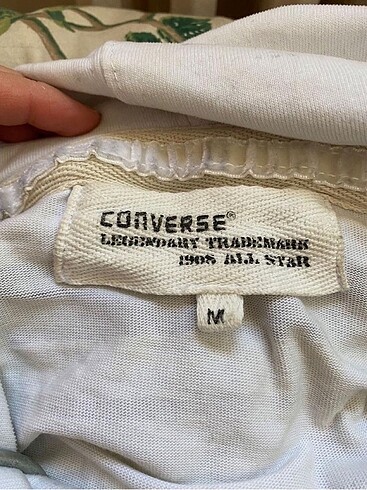 Çizgili converse unisex hoodie sweatshirt - Görsel 4