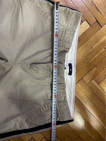 GAP bej lacivert şerit detaylı pantolon - Görsel 4