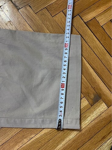 GAP bej lacivert şerit detaylı pantolon - Görsel 8