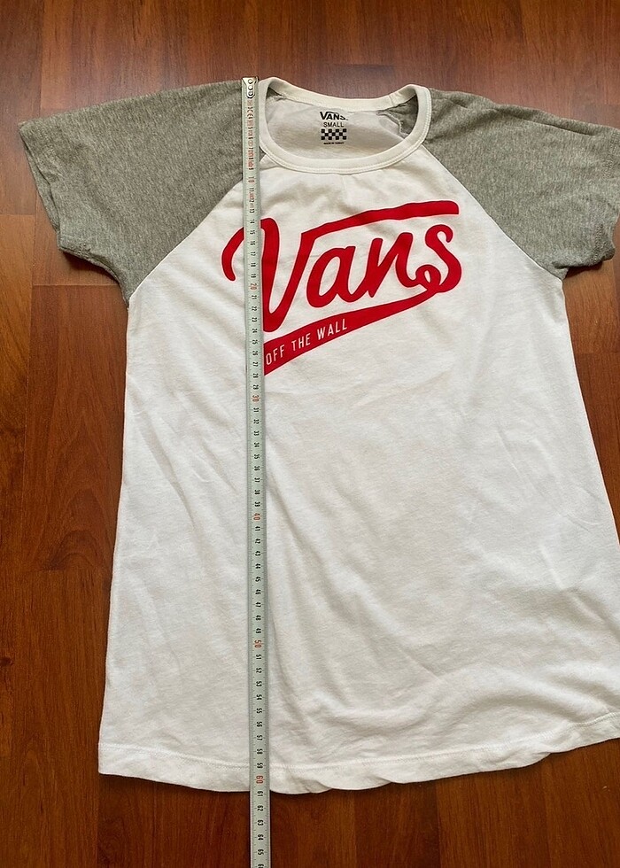 Vans reklam kol beyaz tshirt - Görsel 3