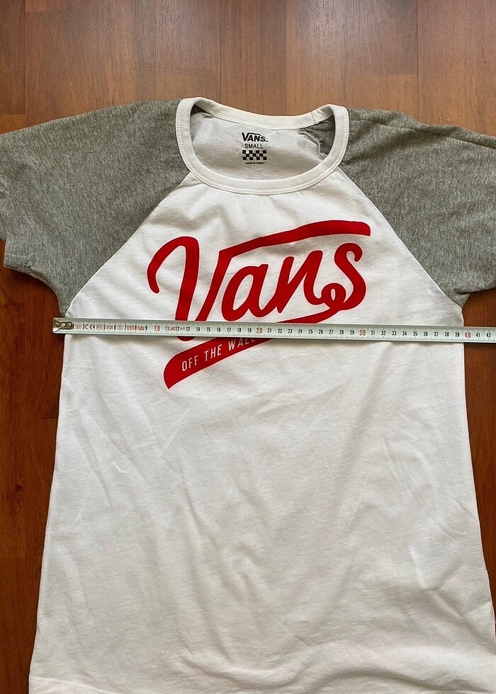 Vans reklam kol beyaz tshirt - Görsel 2