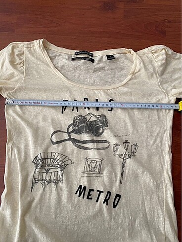 Paris metro kadife baskılı maison scotch - Görsel 5