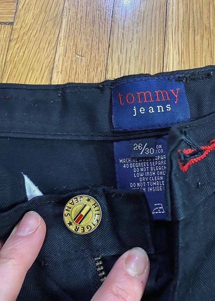 Tommy hilfiger jeans siyah pantolon - Görsel 5