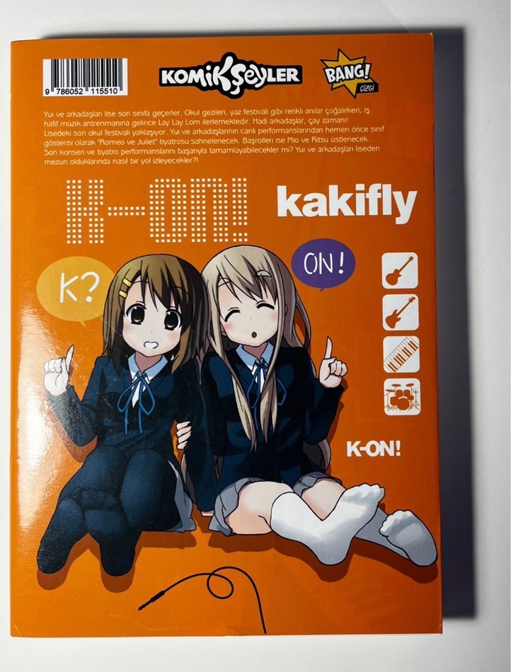 K-ON! Manga Cilt 3 & 4 - Görsel 2